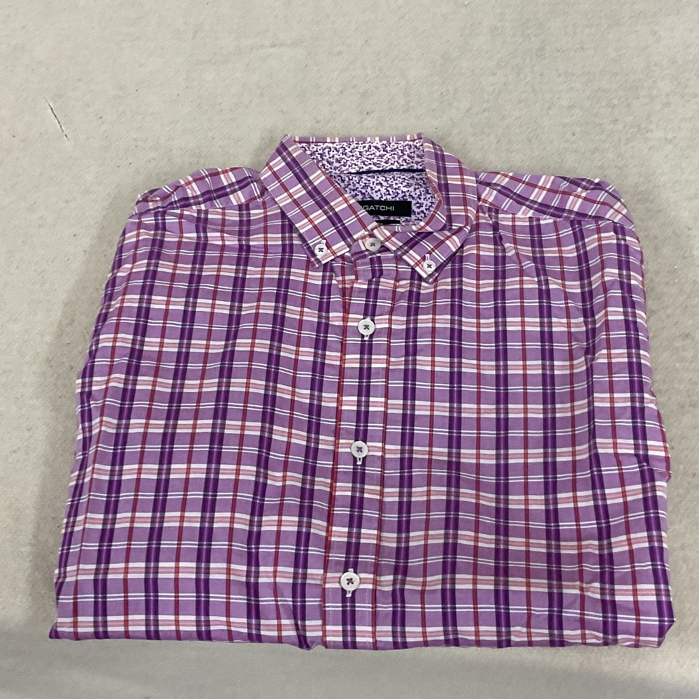 EUC Mens long sleeve button down BUGATCHI shirt